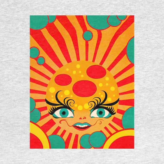 Crazy Sun Face by TheJadeCat